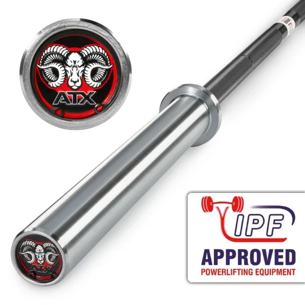 Олимпийски Прав Лост ATX® RAM BAR II - Powerlifting Bar - PRO Series - Black Oxid