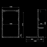Силова Стойка ATX Half Rack 510 - 195 см, със Смит Машина - Image 6