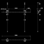 Силова Стойка ATX Half Rack 510 - 195 см, със Смит Машина - Image 7